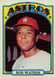 1972 Topps Baseball Cards      355     Bob Watson